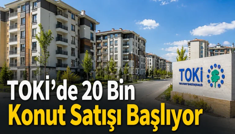 TOKİ'de 20 bin Konut Satışı Başlıyor