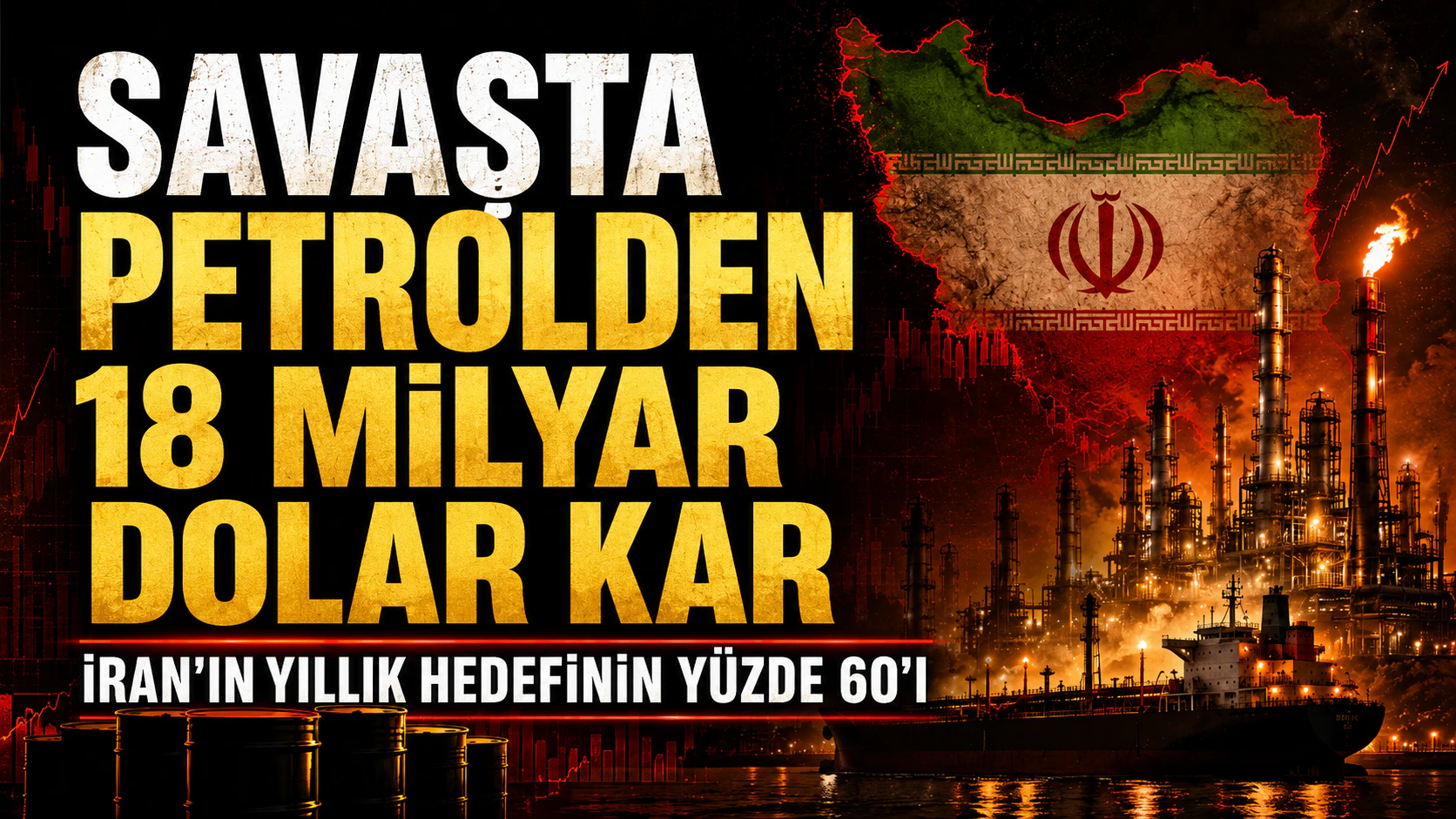 İran Savaş Döneminde Petrolden 18 Milyar Dolar Kar Etti
