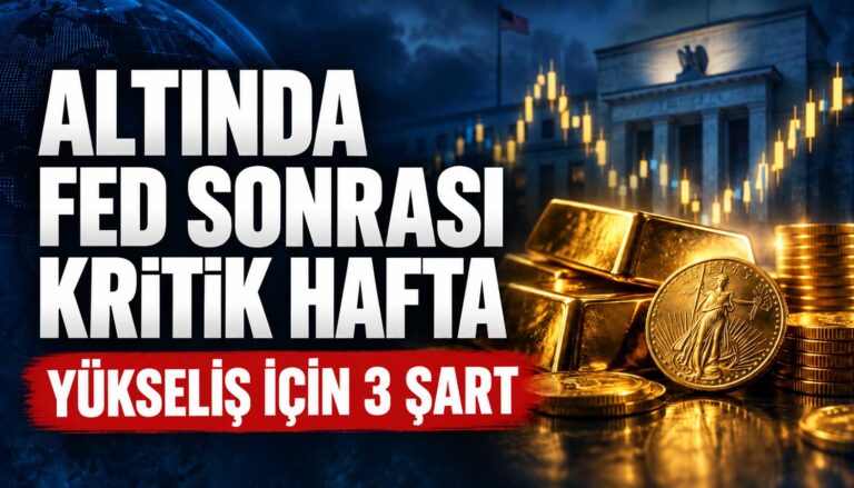 Altında Fed kararı sonrası kritik hafta. Yükseliş için üç şart bulunuyor.
