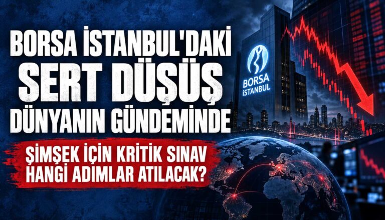 Borsa İstanbul'daki sert düşüş dünyanın gündeminde.