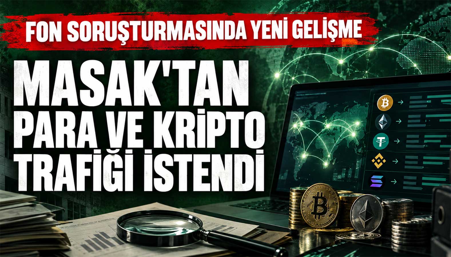 fon soruşturmasında yeni bir gelişme yaşandı. masak'tan para ve kripto trafiği istendi