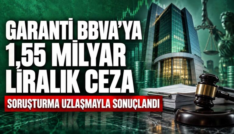 Garanti BBVA'ya 1,55 milyar liralık ceza geldi: Soruşturma uzlaşmayla sonuçlandı.