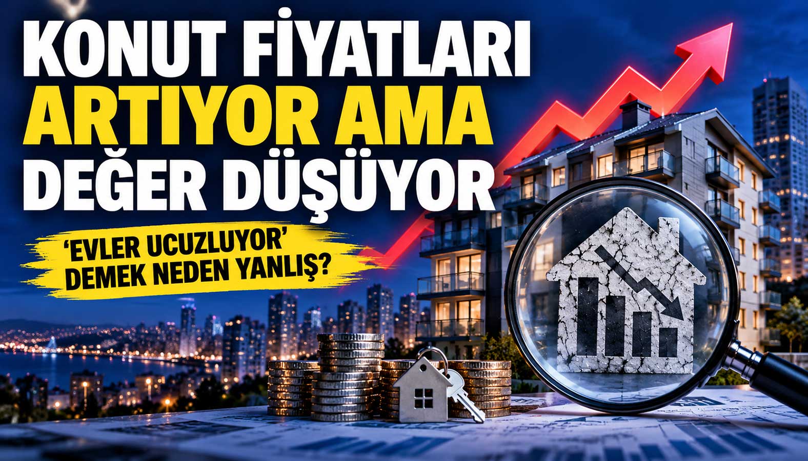 Konut fiyatları artıyor ama değer düşüyor