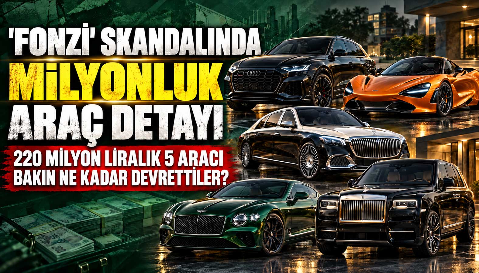 Fon skandalında milyonluk araç detayı: Bakın 220 milyonluk araçları ne kadar devrettiler?