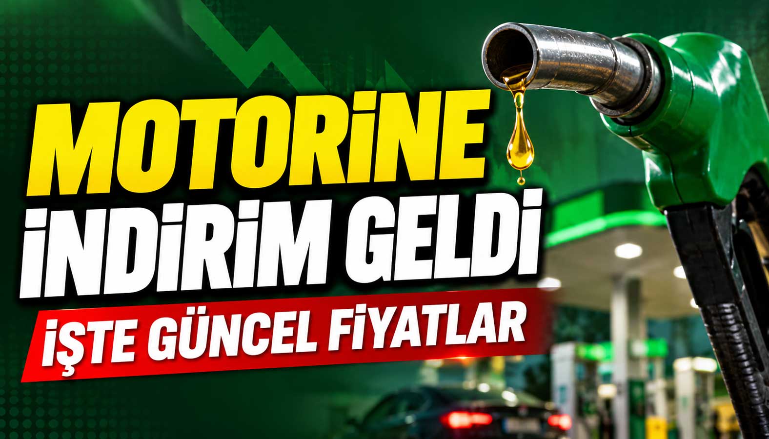 Motorin fiyatlarına indirim geldi. İşte güncel fiyatlar.