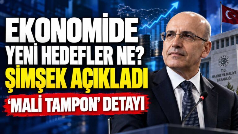 Bakan Şimşek ekonomideki yeni hedefleri açıkladı