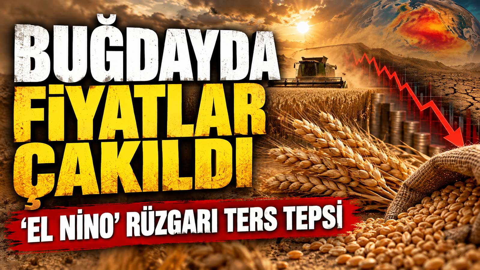 Buğdayda Sert Düşüş: Fiyatlar Dip Yaptı