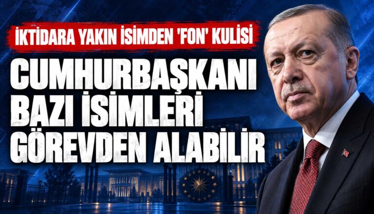 Abdülkadir Selvi: Cumhurbaşkanı Erdoğan bazı isimleri görevden alabilir