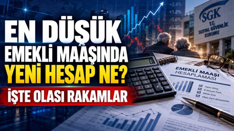 En düşük emekli maaşında yeni hesap ne? İşte rakamlar