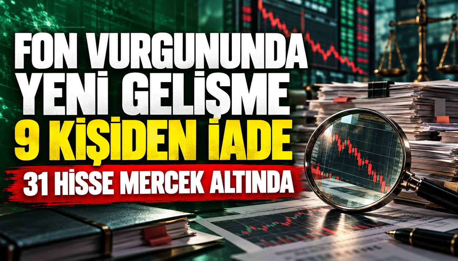 Fon soruşturmasında yeni gelişme: 9 kişiden iade