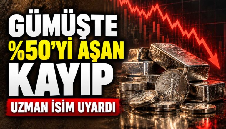 Gümüşte yüzde 50'yi aşan kayıp: Uzman isim uyardı