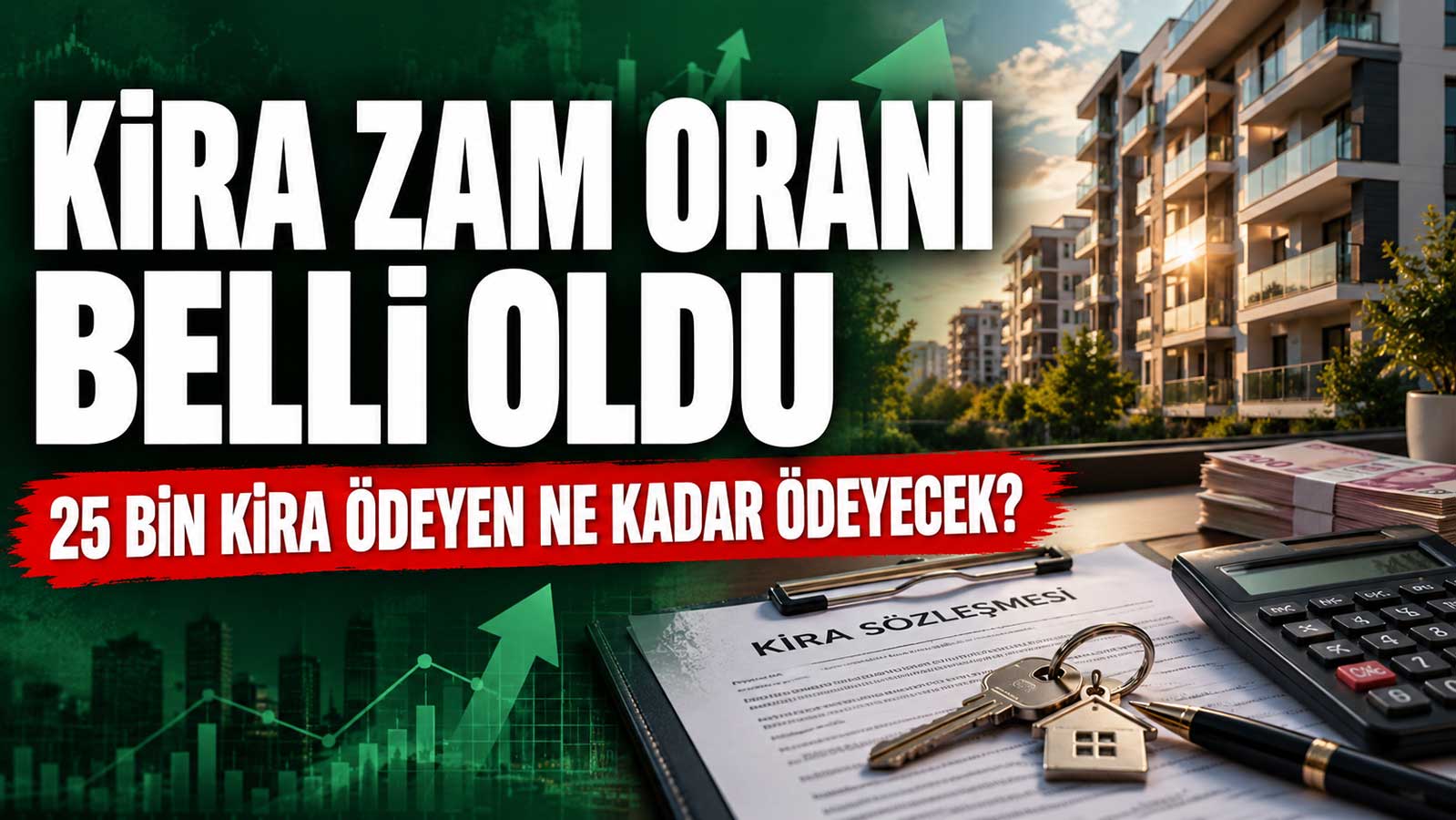 Enflasyon rakamları açıklandı: Kira zam oranı belli oldu