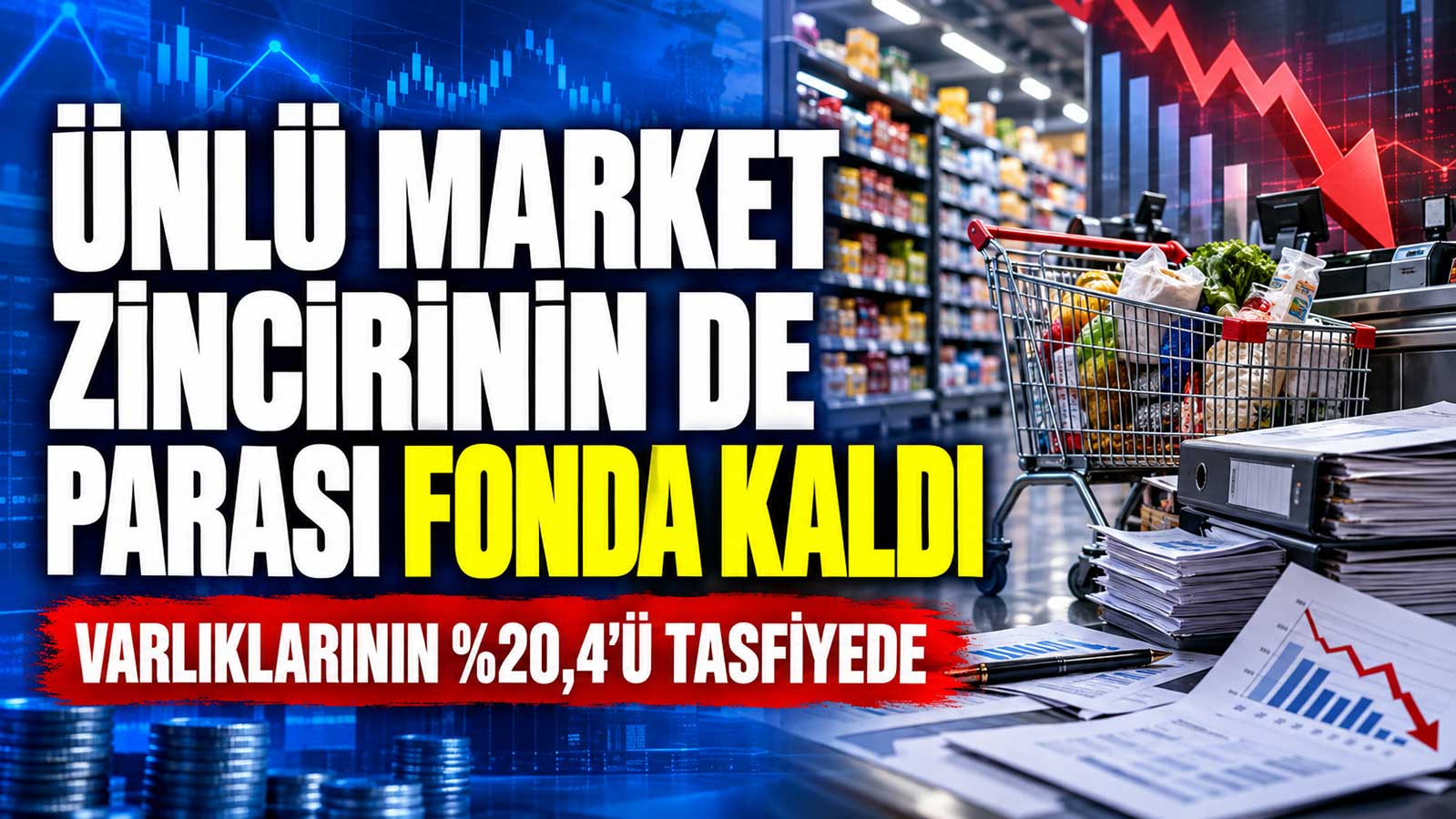 Ünlü market zincirinin de parası fonda kaldı