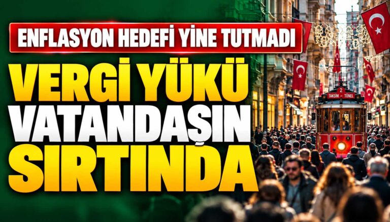 Vergi yükü yine vatandaşın sırtında
